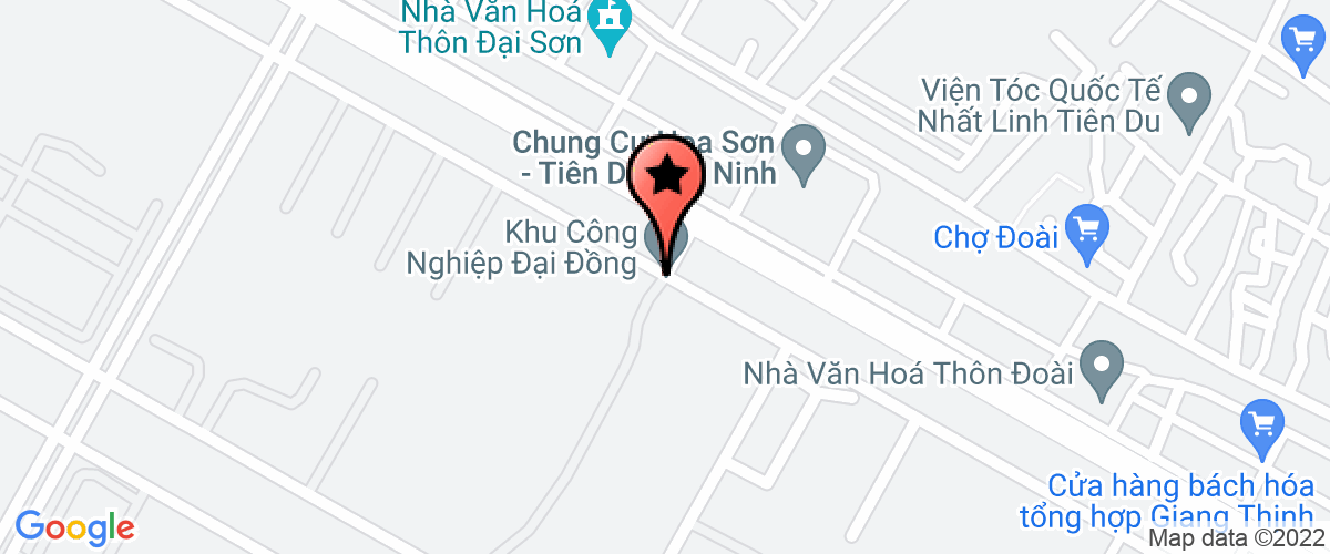 Bản đồ đến địa chỉ Công ty trách nhiệm hữu hạn Vina Yong Seong