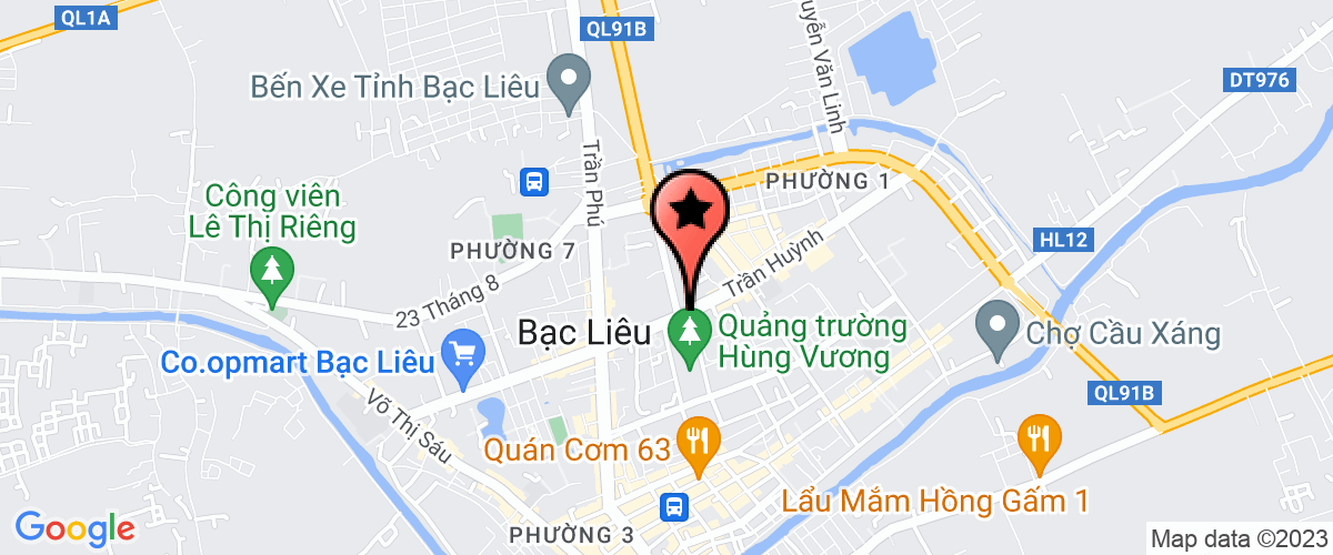 Bản đồ đến địa chỉ Công Ty TNHH Thương Mại Dịch Vụ Sài Gòn - Bạc Liêu 2