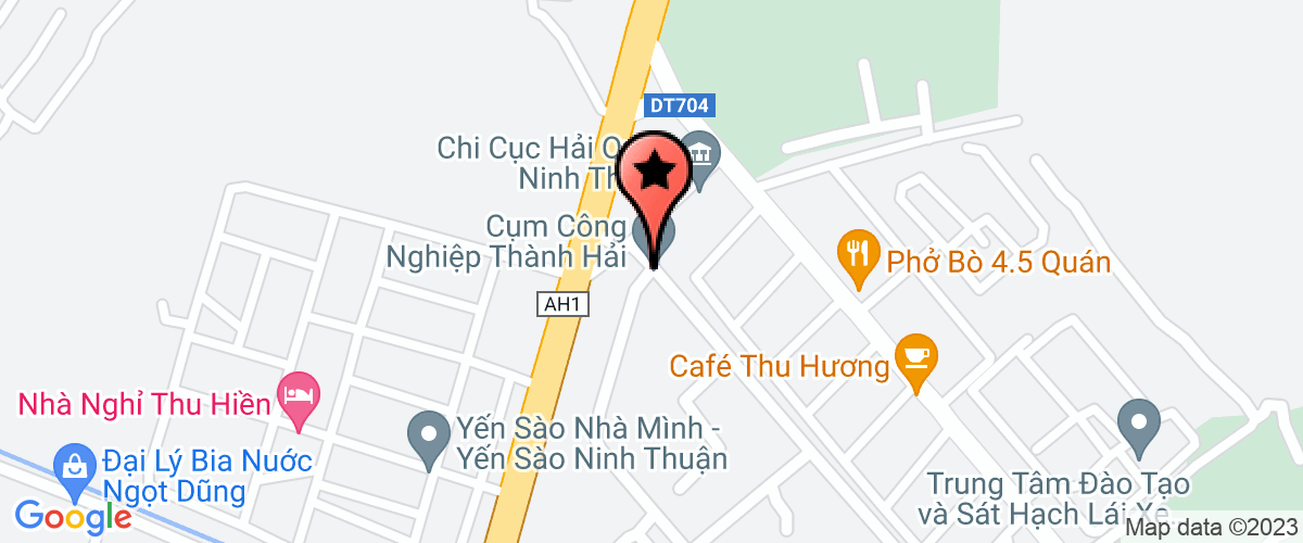 Map to Sai Gon - Ninh Thuan Beer Joint Stock Company