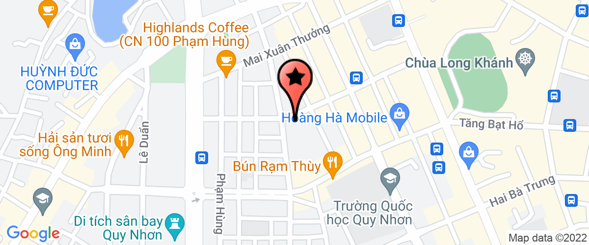 Bản đồ đến địa chỉ Công Ty TNHH Thương Mại Tổng Hợp Hương Sang