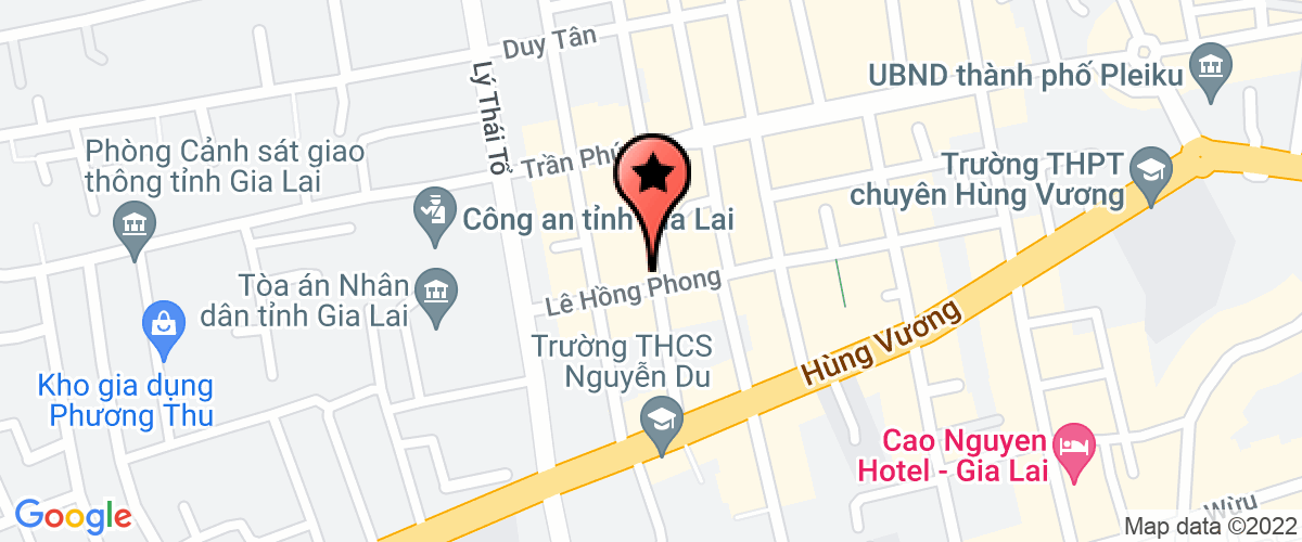 Map to Tra Mi Gia Lai Company Limited