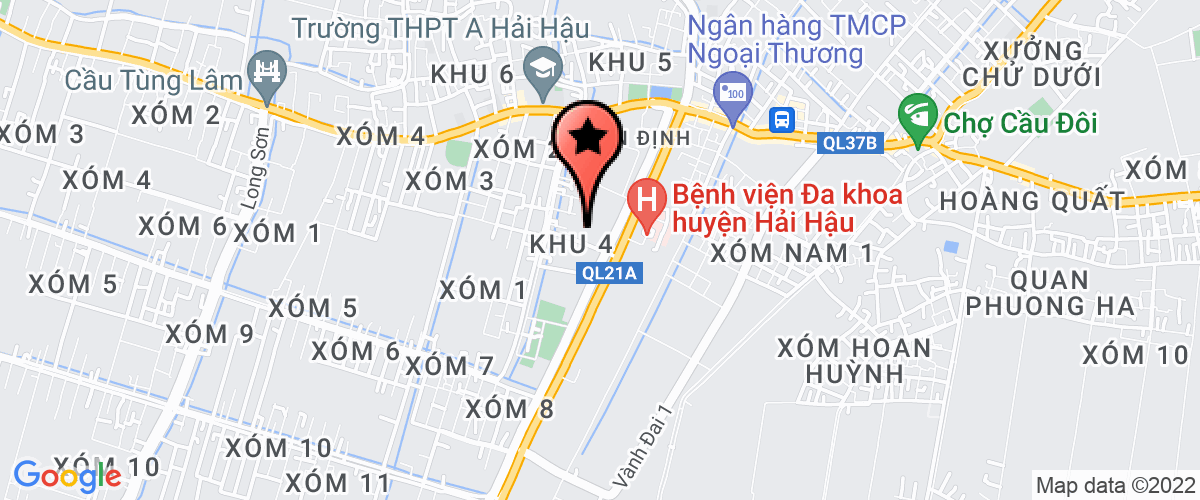Map to Nam Dinh Thanh Cong Trading Construction Company Limited