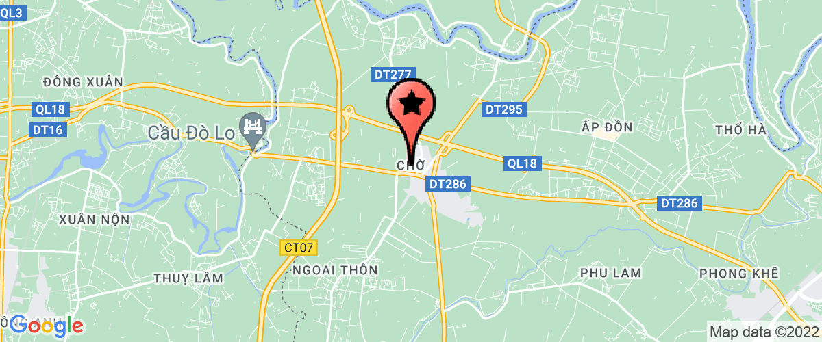Bản đồ đến địa chỉ Phòng công thương huyện Yên Phong