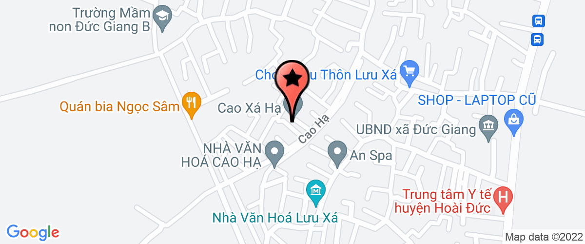 Map to Ngoc Nam Vu Trading Company Limited