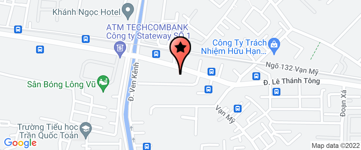 Map to Nam Duong Marine Joint Stock Company