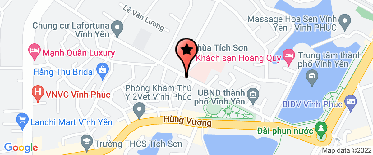 Bản đồ đến địa chỉ Công Ty TNHH Một Thành Viên Hồ Sơn