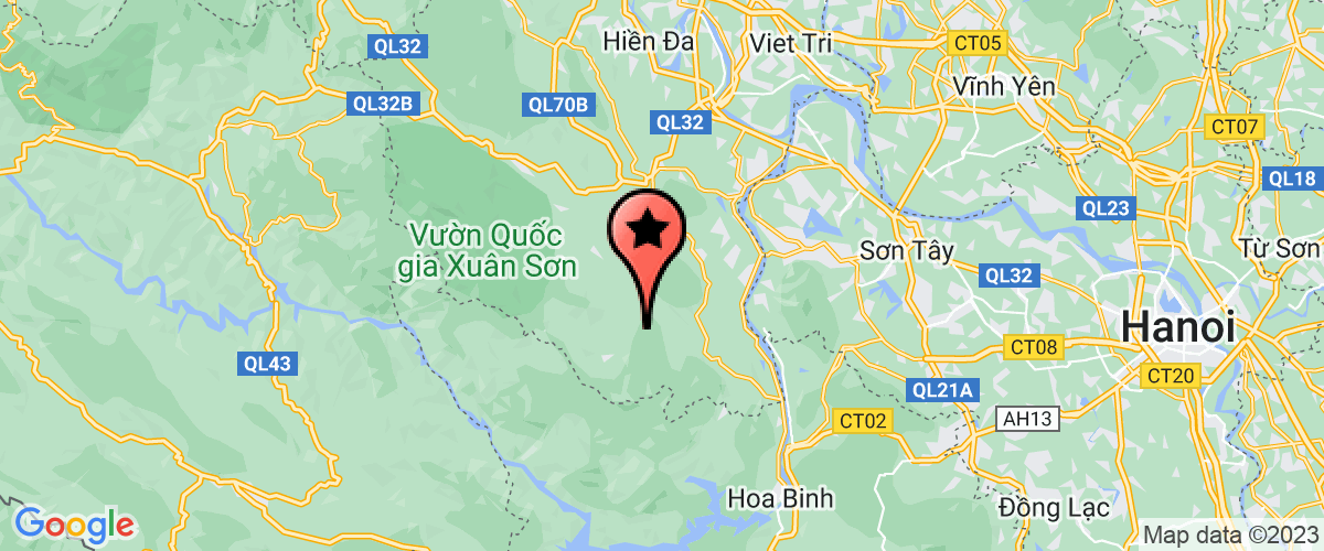 Map to Yên Sơn Tea Clt