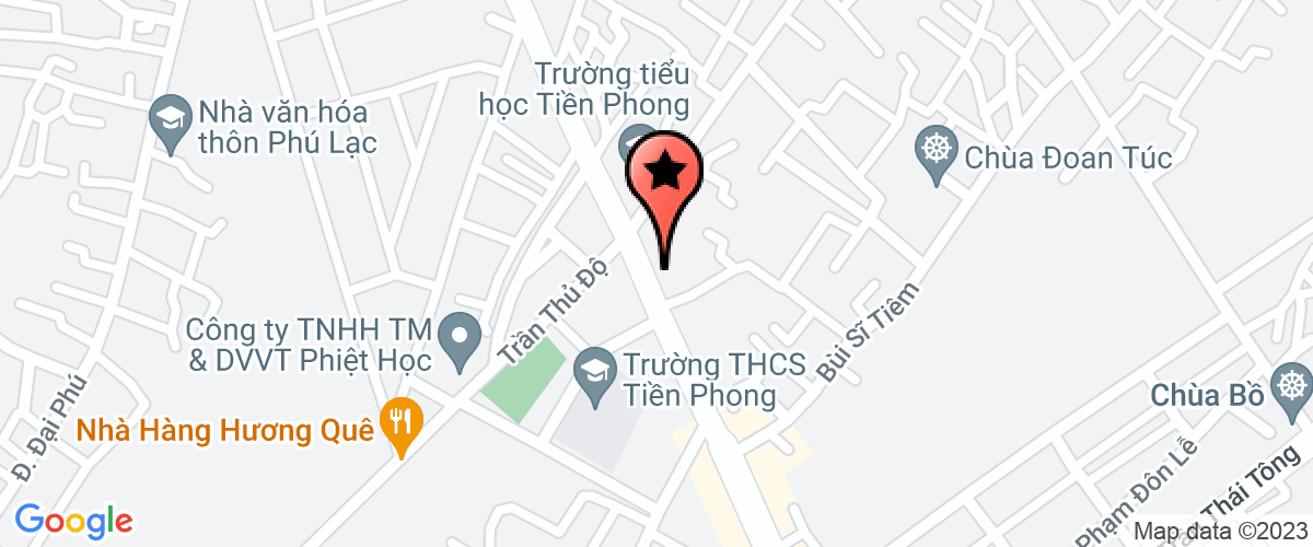 Map to Thai Binh Construction and Trading Company Limited