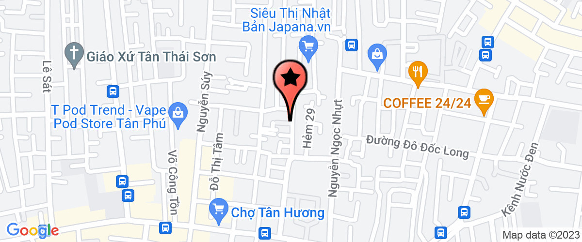 Bản đồ đến địa chỉ Công Ty TNHH Thương Mại Dịch Vụ Nhà Vuông