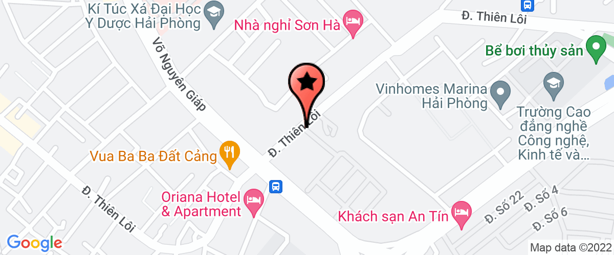 Map to Thien An - Thanh Ha Joint Stock Company