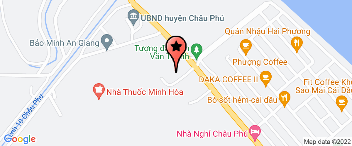 Map to Thach Anh Binh Hoa Construction Investment Corporation