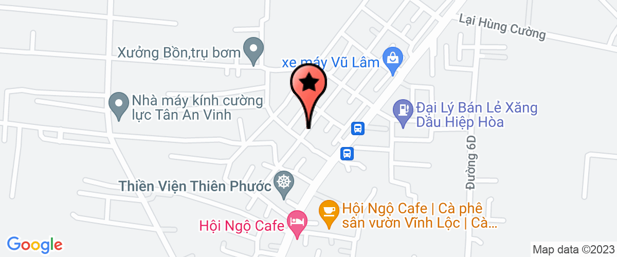 Map to Tan Nhan Hoa Service Company Limited