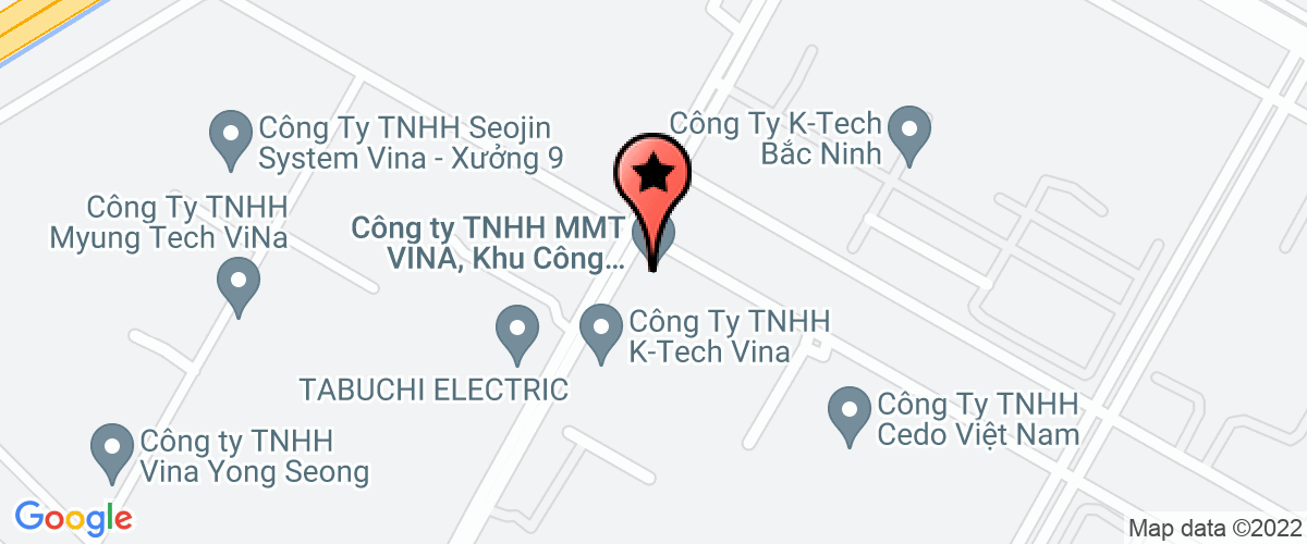 Map to Jungho Vietnam Company Limited