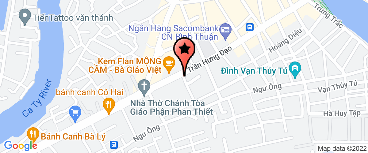 Map to Binh Thuan Electric Gas Develolment and Investment Corporation
