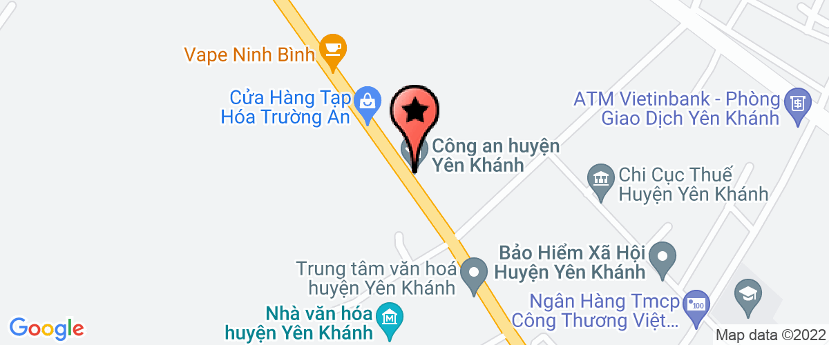 Bản đồ đến địa chỉ Bảo hiểm xã hội huyện Yên Khánh