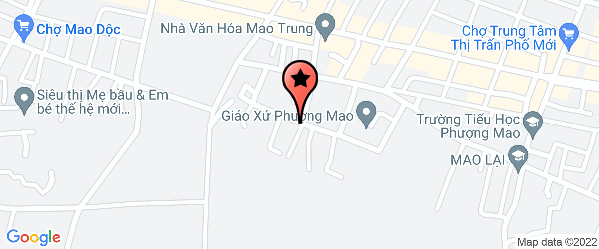 Map to Thien Dinh Trading Service Production Company Limited