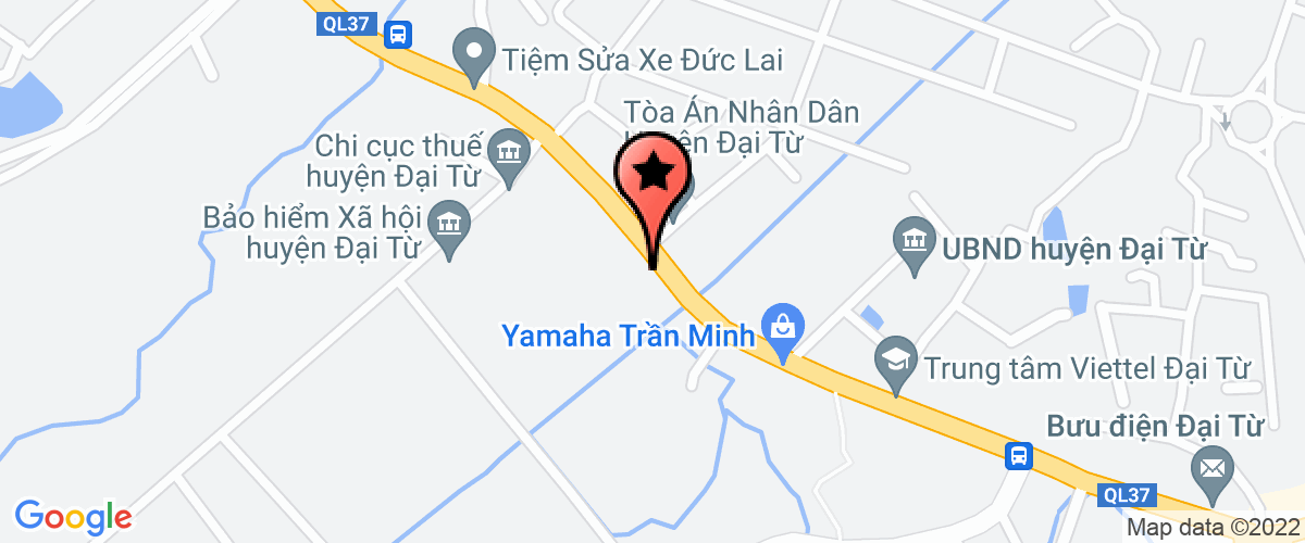 Bản đồ đến địa chỉ PHòng Nông Nghiệp Và PTNT Huyện Đại Từ