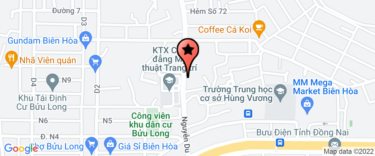 Map to Quy Hoang Thong Company Limited