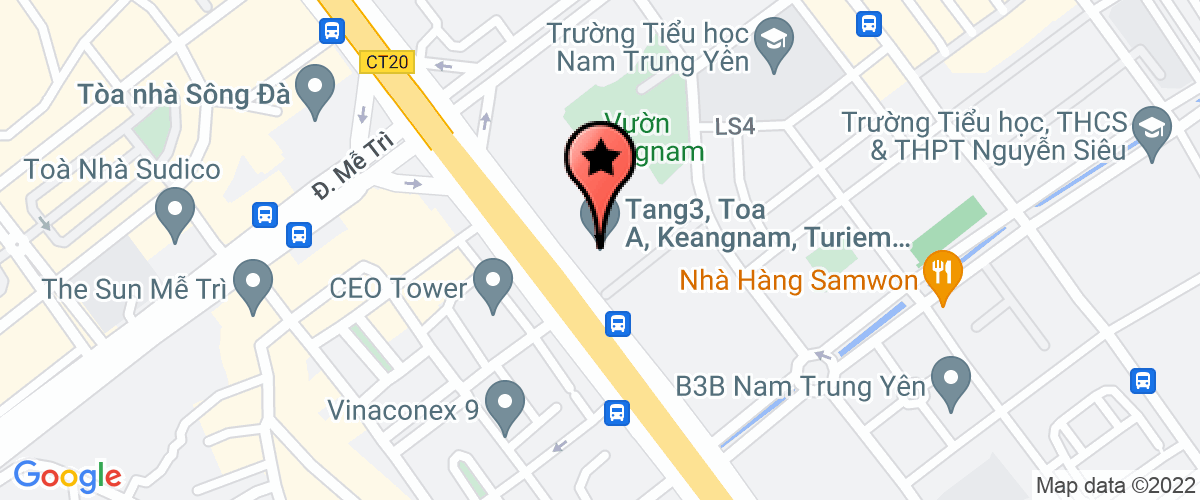 Map to Kookmin Bank - Hanoi Branch