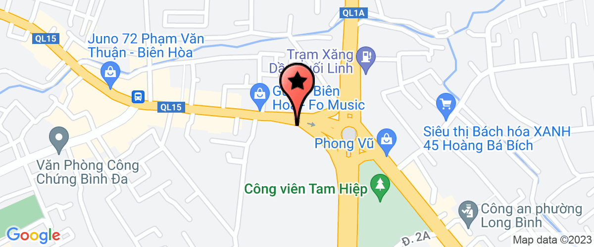 Bản đồ đến địa chỉ Công Ty TNHH Sejong Paper Tube Vina
