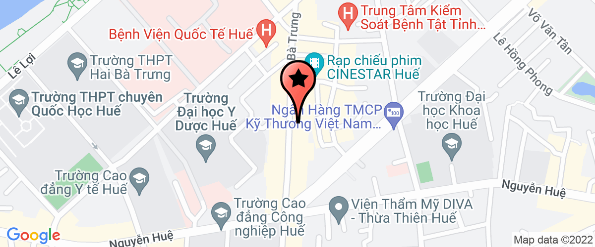 Bản đồ đến địa chỉ Văn Phòng Đại Diện Công Ty TNHH Thương Mại - Dịch Vụ - T.A Travel Tại Tỉnh Thừa Thiên Huế