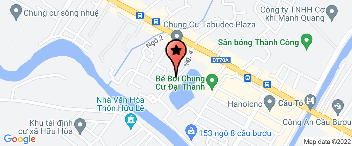 Map to Hoang Kim Design Consultant and Aluminum Construction Company Limited