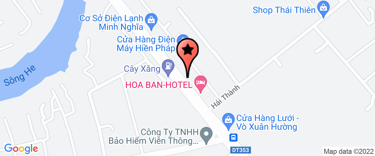 Map to Hoa Nguyen Viet Nam Import Export Trading Company Limited