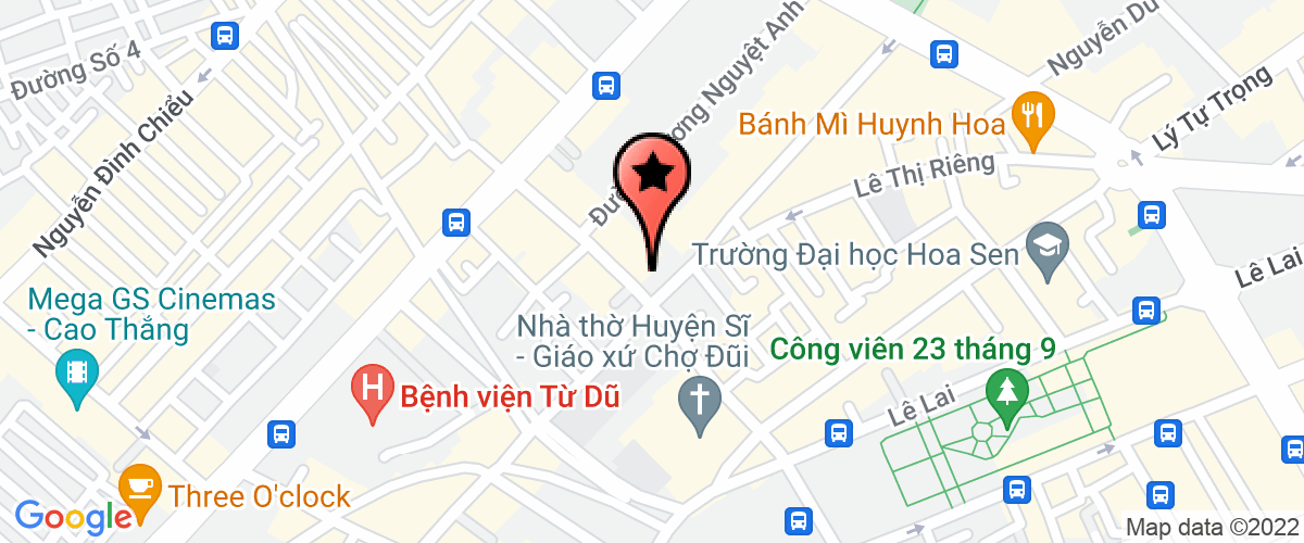 Bản đồ đến địa chỉ Công Ty TNHH Khách Sạn Bonita Signature