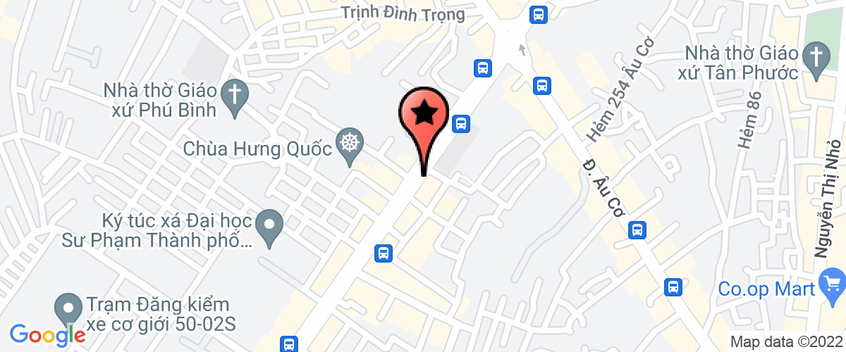 Map to Hanh Tran Producing Trading Company Limited