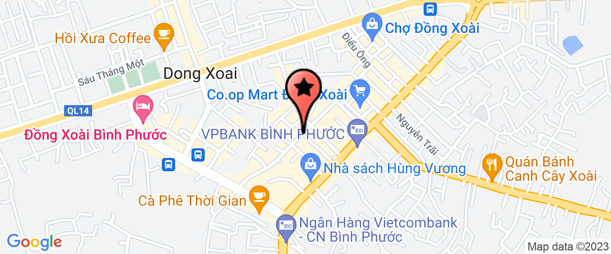 Bản đồ đến địa chỉ Công Ty TNHH Một Thành Viên Taxi Đồng Xoài