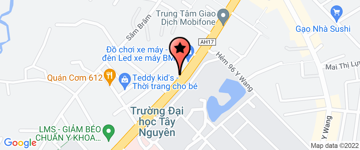 Bản đồ đến địa chỉ Công Ty TNHH Một Thành Viên Hòa An Đắk Lắk
