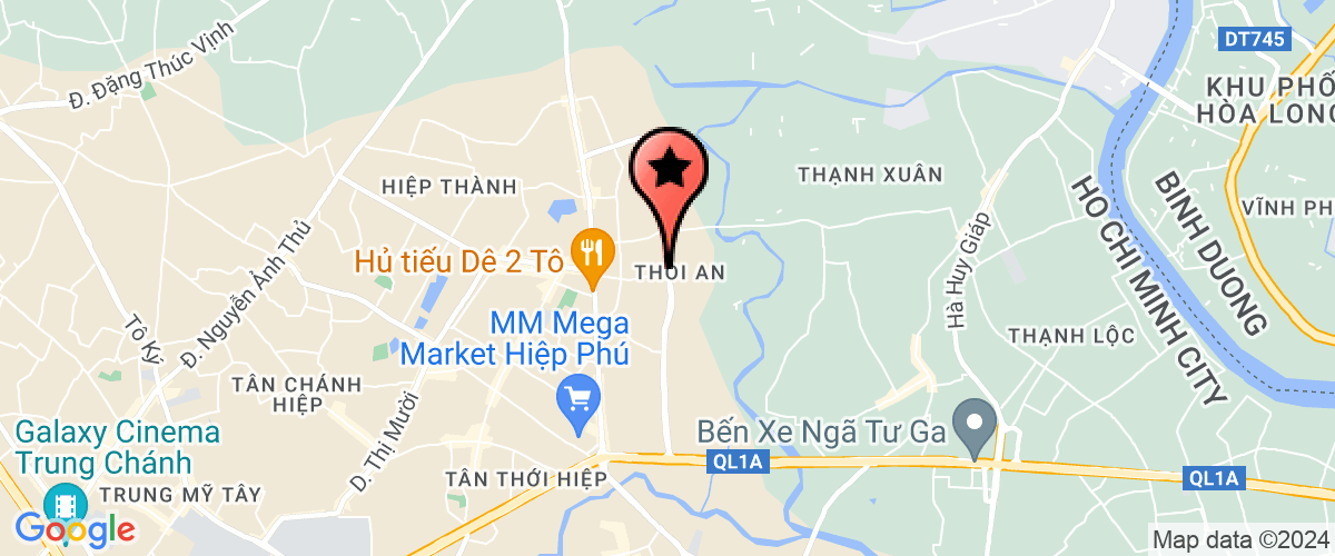 Bản đồ đến địa chỉ Công Ty TNHH Thiết Kế Kiến Trúc Và Xây Dựng Dt Homes