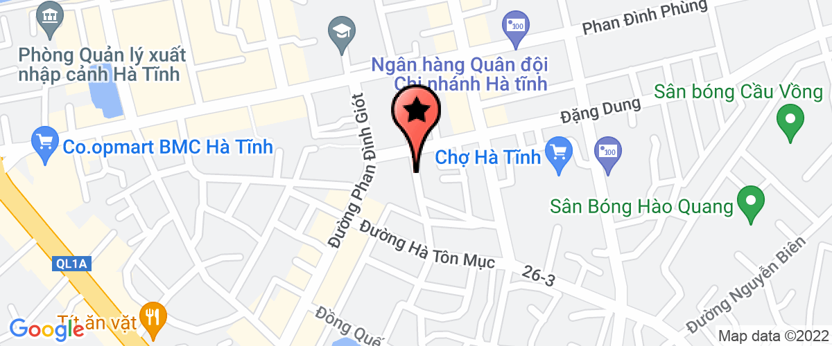 Bản đồ đến địa chỉ Quỹ đầu tư phát triển Hà Tĩnh