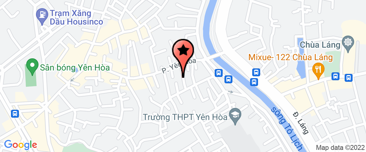 Map to Thien Hung Construction Investment and Design Consultant Joint Stock Company