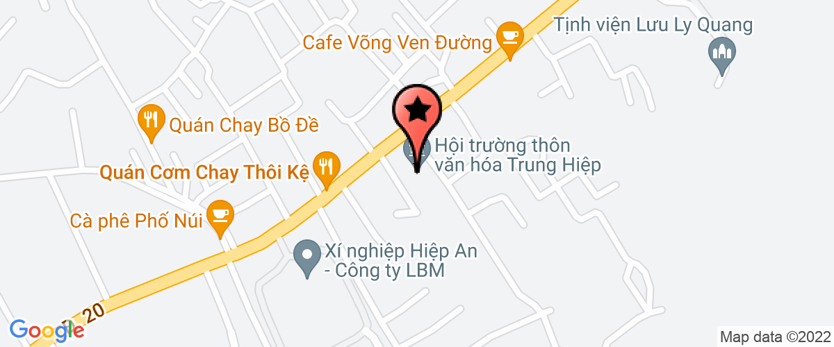 Map to Lam Dong Gem and Gold Joint Stock Company