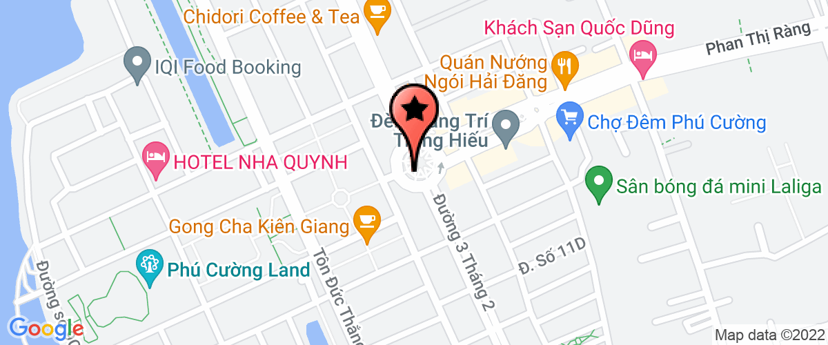 Bản đồ đến địa chỉ Công Ty Trách Nhiệm Hữu Hạn Một Thành Viên Xây Dựng Thương Mại Nguyễn Phạm Kiên Giang