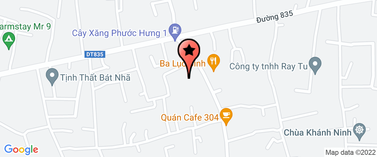 Map to Ngoc Minh Long Production Trading Company Limited