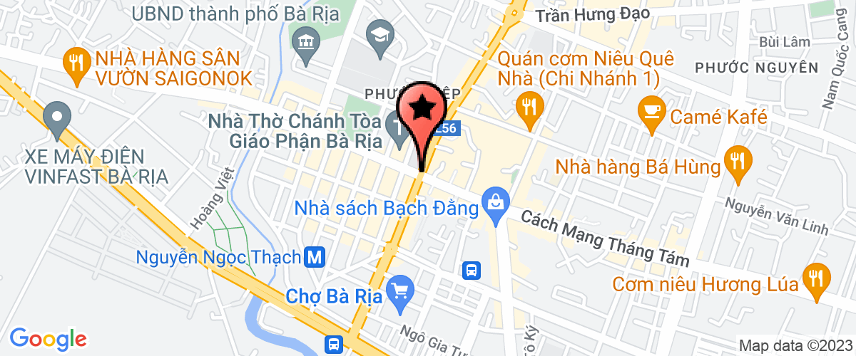 Bản đồ đến địa chỉ Trung Tâm Y Tế Thị Xã Bà Rịa