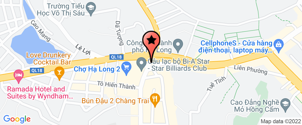 Map to Gia Huy Development and Investment Joint Stock Company