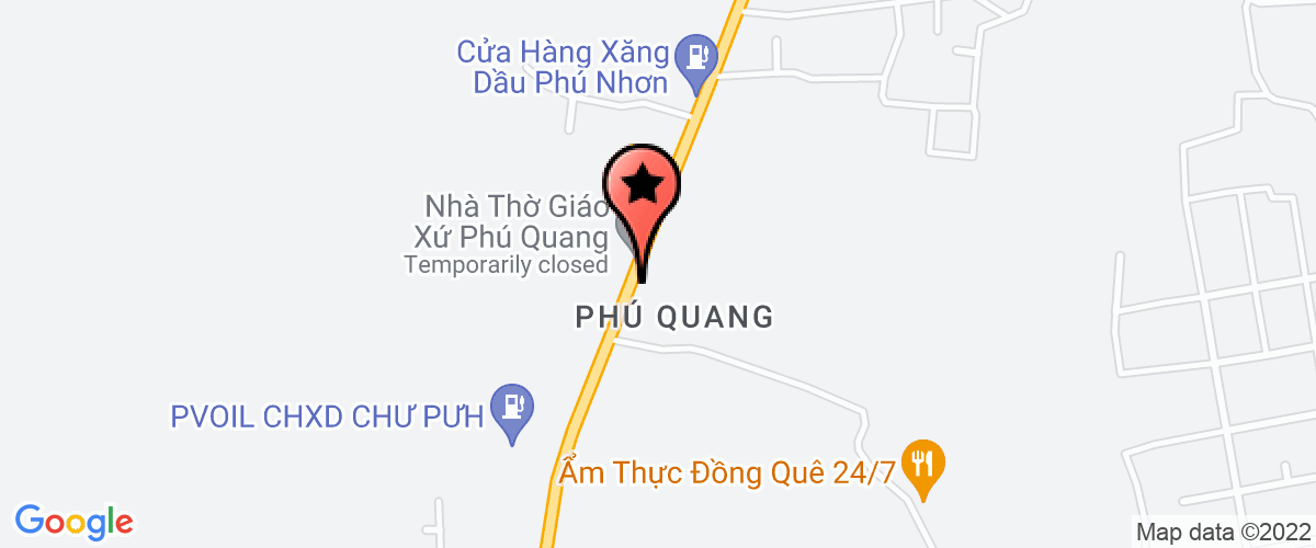 Map to Truong Thinh Hung Gia Lai Joint Stock Company