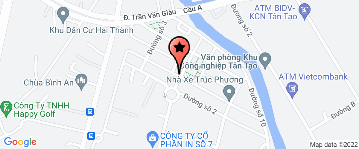 Map to Phong Luat Joint Stock Company