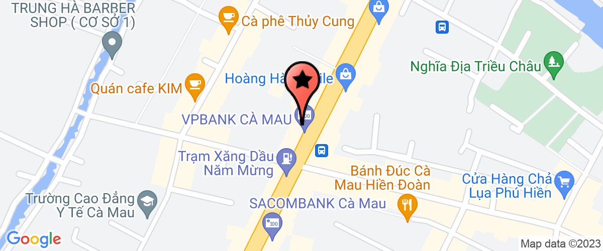 Bản đồ đến địa chỉ Công ty TNHH siêu thị máy văn phòng Cà Mau