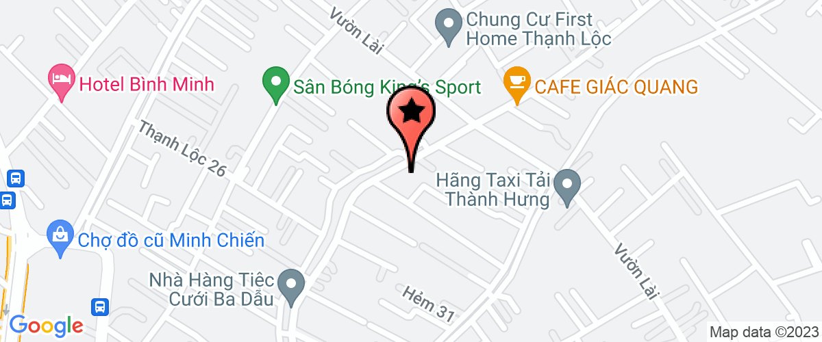 Map to Tin Dai Hung Services Trading Company Limited