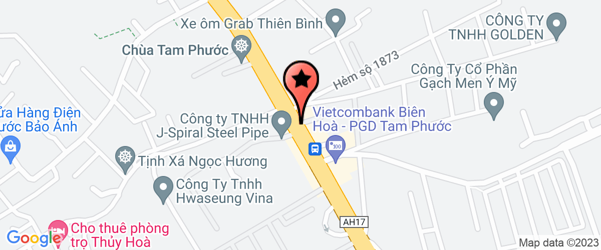 Bản đồ đến địa chỉ Công Ty TNHH Một Thành Viên Thương Mại Dịch Vụ Vận Tải Thái Thịnh Phong