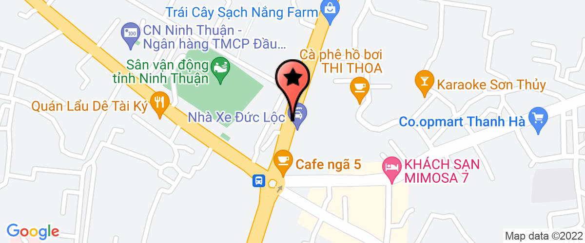 Bản đồ đến địa chỉ Công Ty TNHH Cô Lô Ninh Thuận