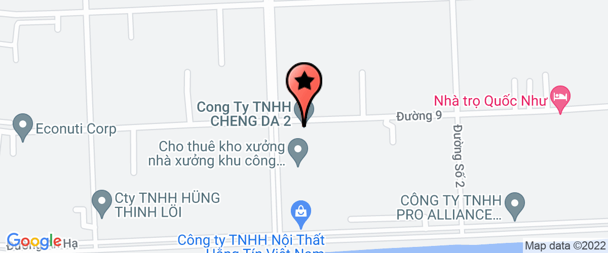 Map to Cheng Da Iii Company Limited
