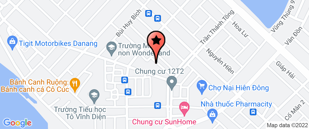 Map to Hoang Rin Tran Company Limited