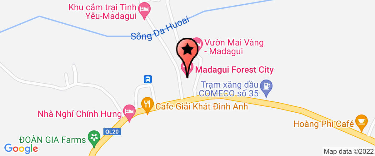 Bản đồ đến địa chỉ Tòa án Nhân Dân Huyện Đạ Huoai