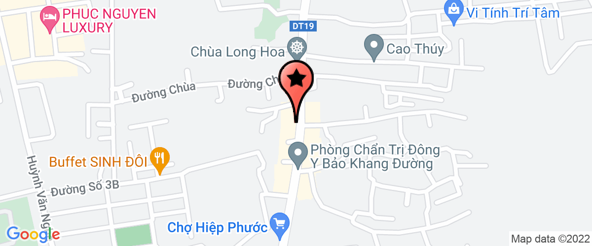 Map to Hang Nam Vina Company Limited