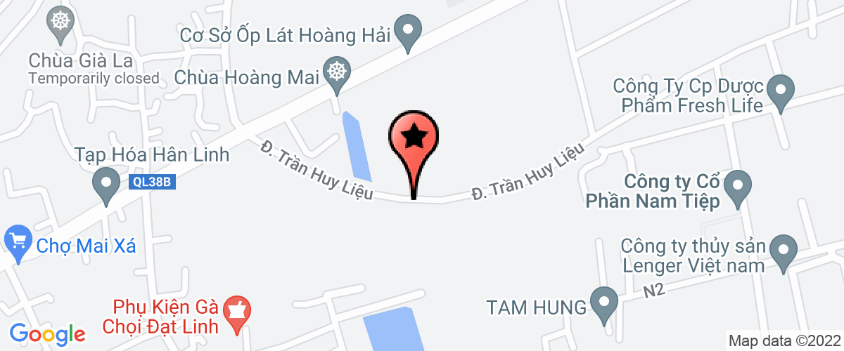 Map to Truong Giang Trading Production and Construction Investment Company Limited
